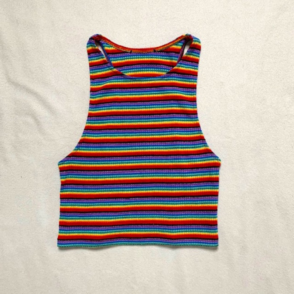 Forever 21 Rainbow Top